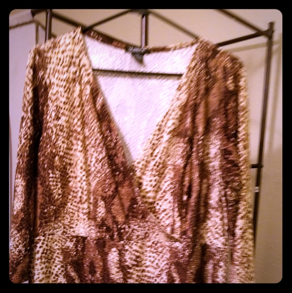Glamour|Animal print dress